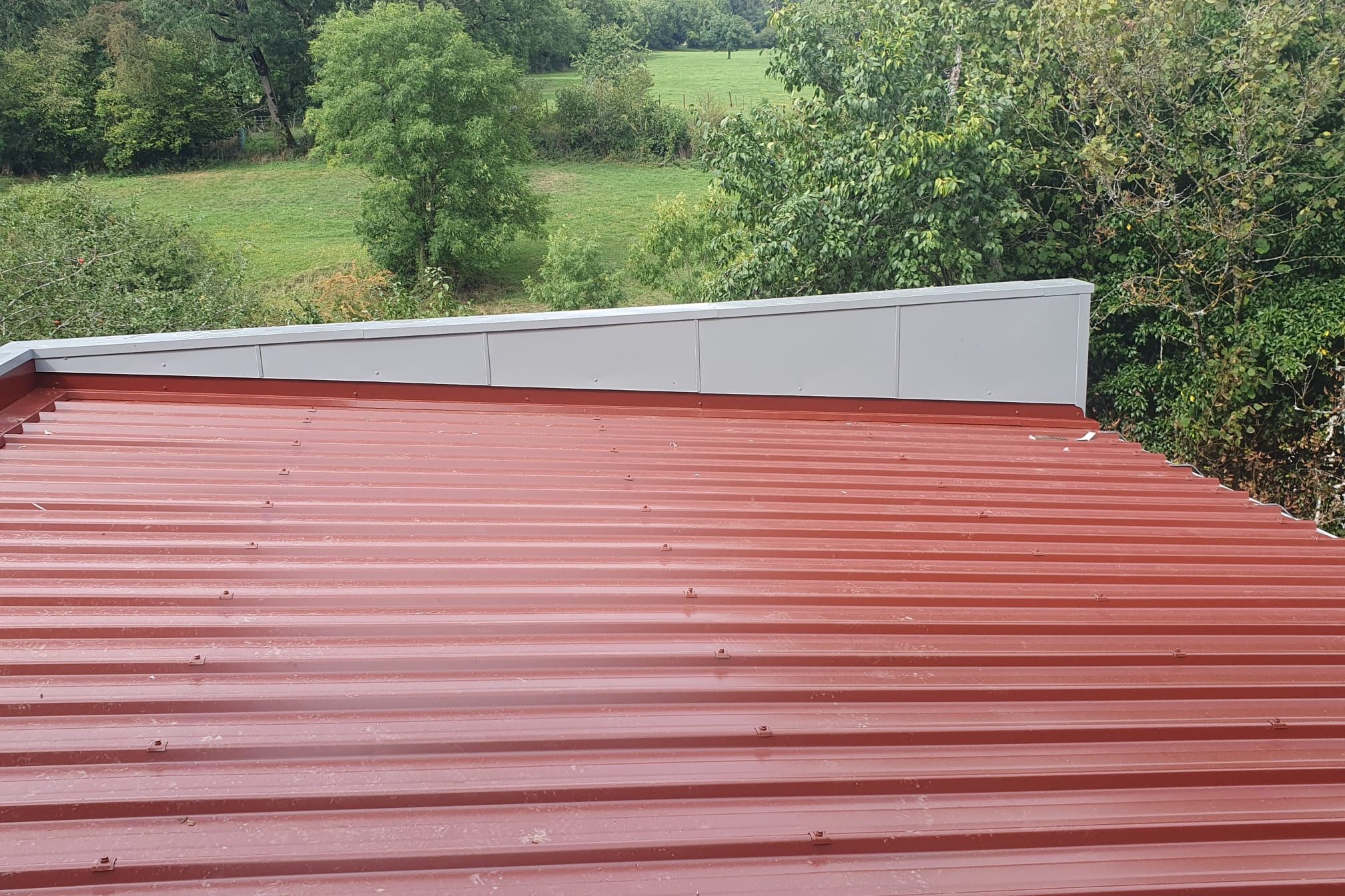 Photo de zinguerie réalisée par GIROD CHARPENTE